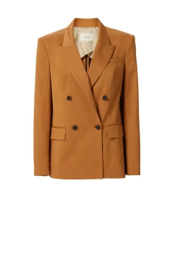 Bawełniany żakiet dwurzędowy do garnituru