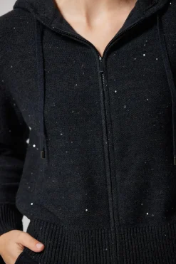 Bluza z kapturem z wełną merynosową