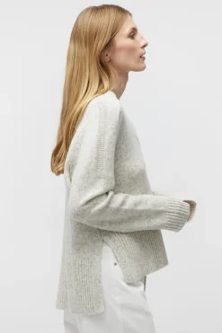 Sweter z kaszmirem i wełną merynosową